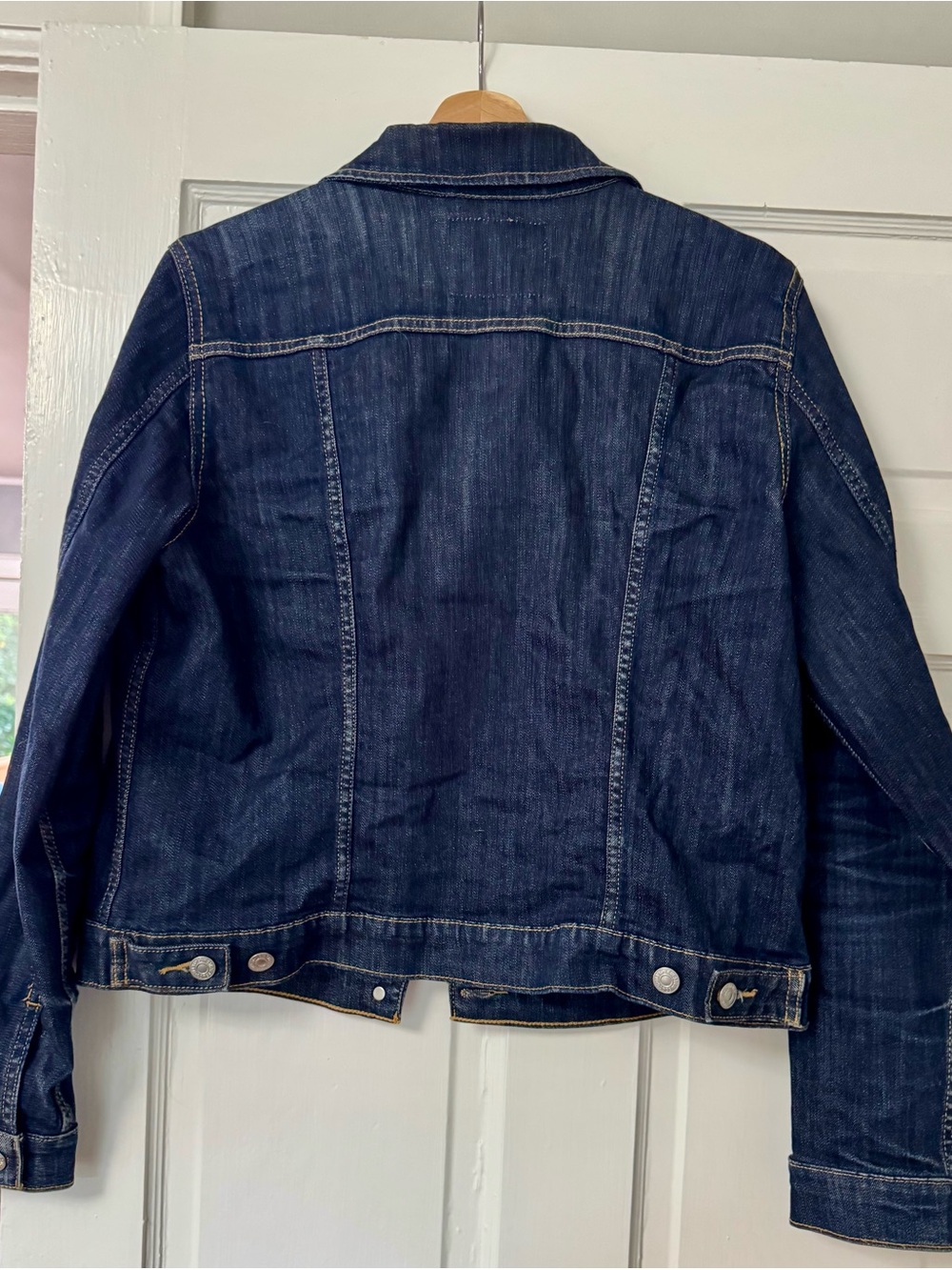 Levi Strauss Signature Dark Wash Denim Jacket Women’s XL - Picture 3 of 8